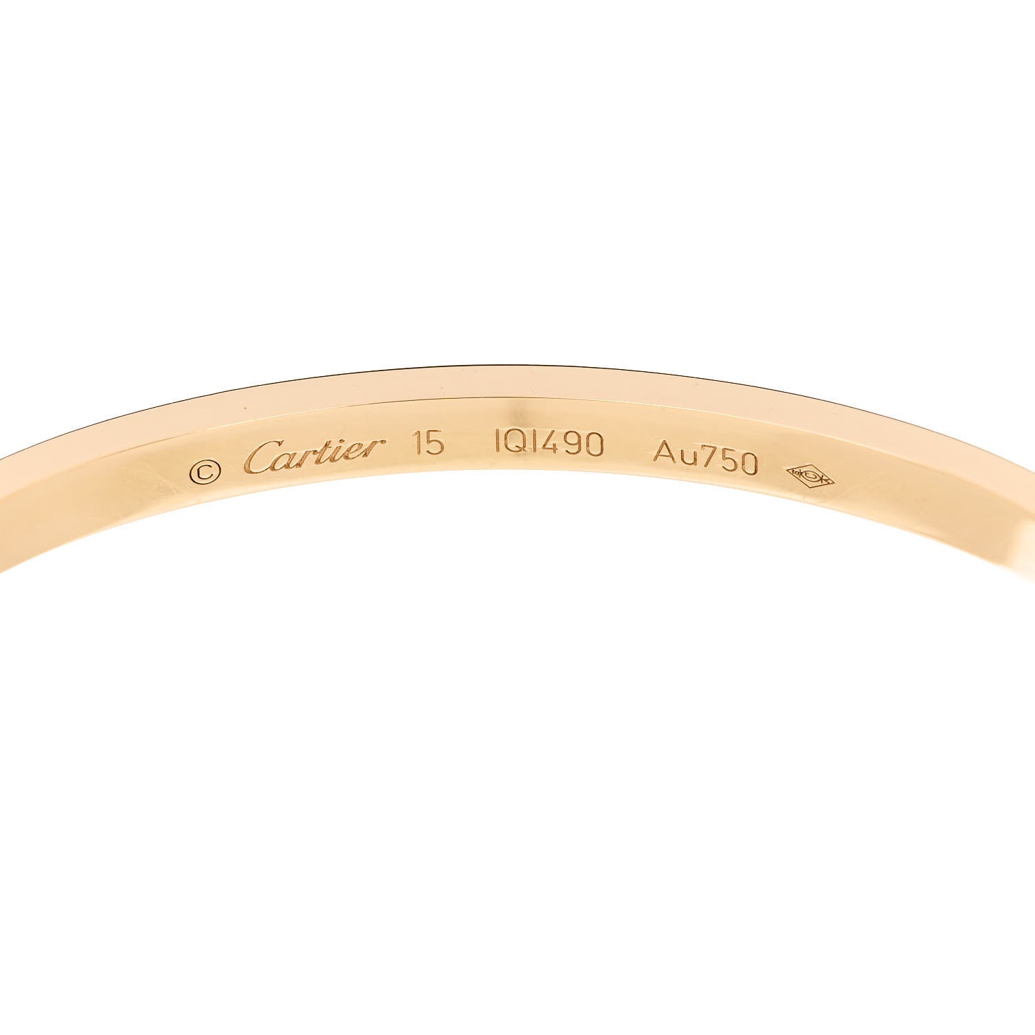 Cartier 18K Yellow Gold Small LOVE Bracelet 15 6 of 6