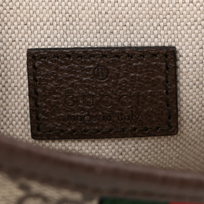 Gucci GG Supreme Monogram Web Small Ophidia Belt Bag Brown 6 of 11