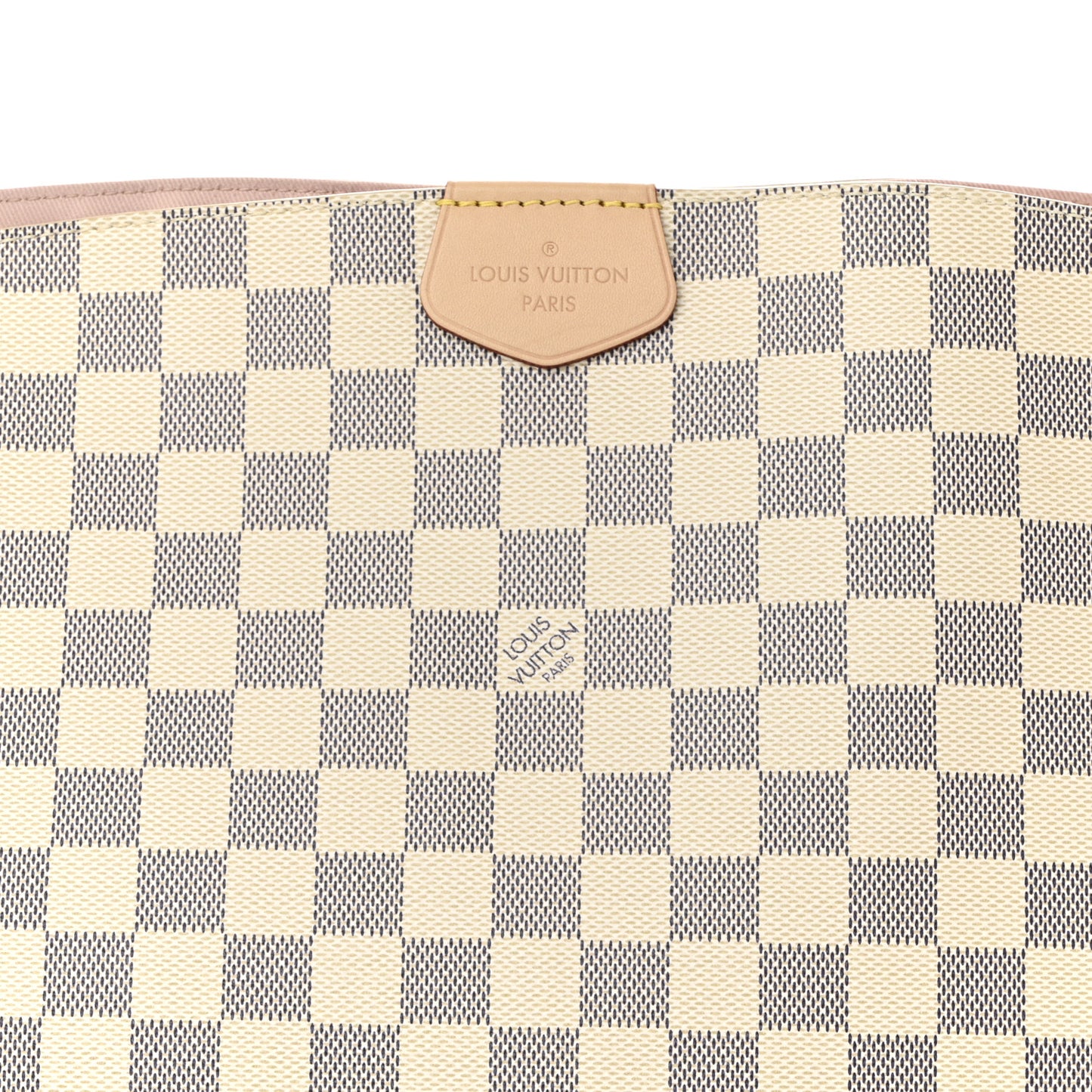 Damier Azur Graceful MM Rose Ballerine