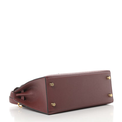 Hermes Epsom Kelly Sellier 25 Rouge H 4 of 11