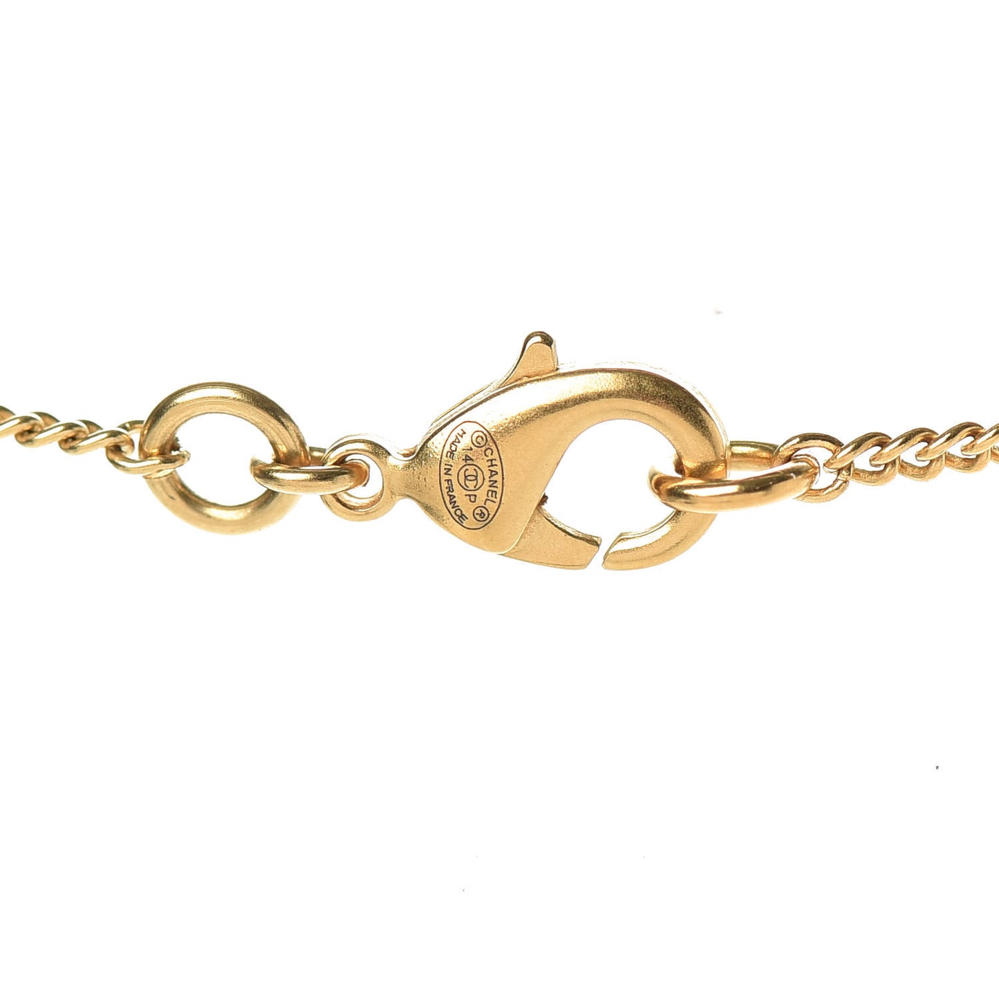 CC Necklace Matte Gold