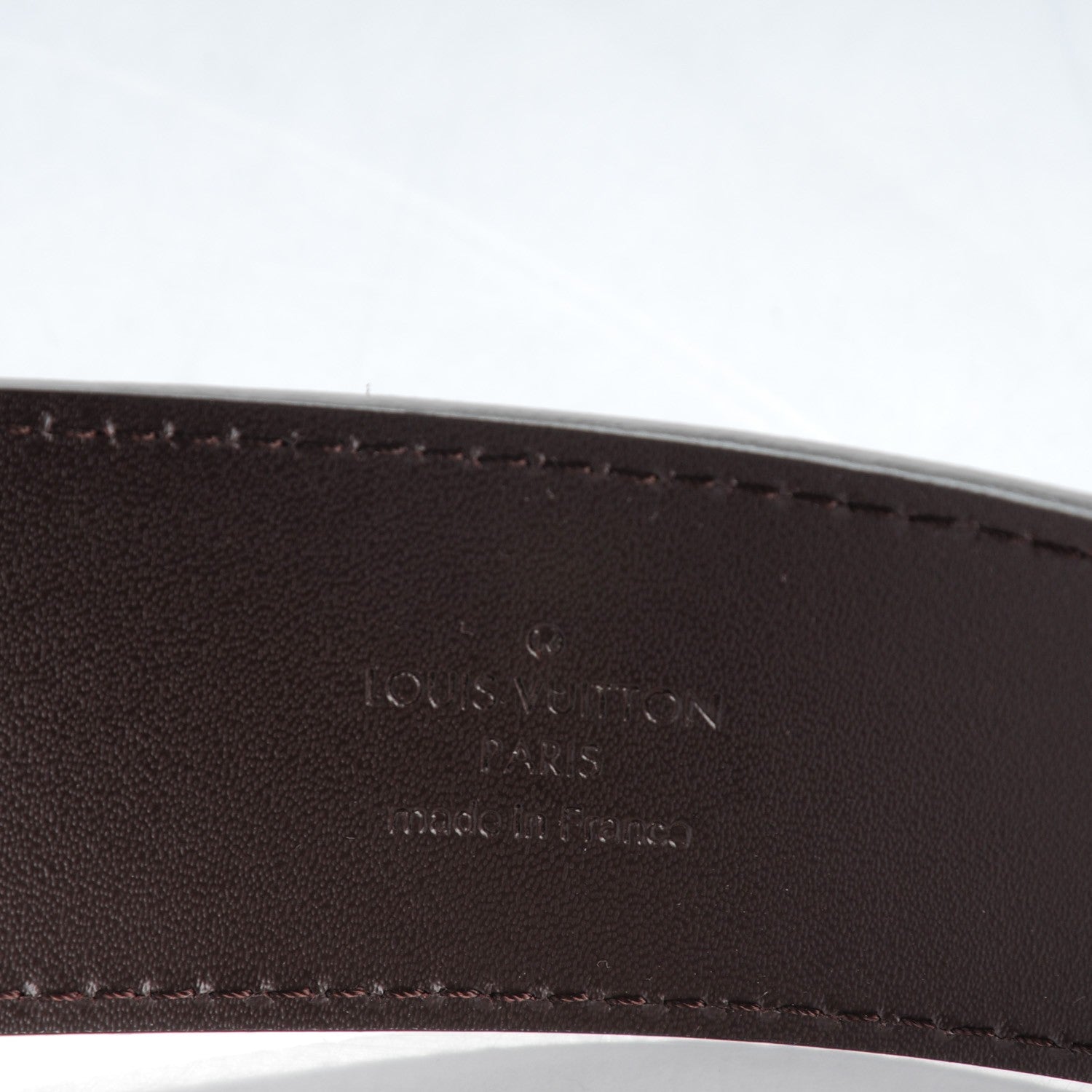 Louis Vuitton Damier Ebene LV Initiales Belt 90 36 4 of 8