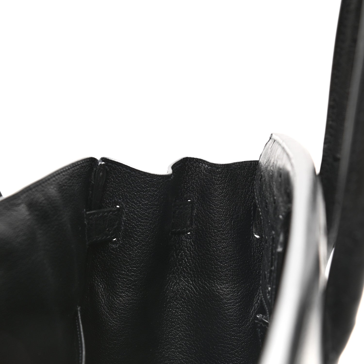 Hermes Ostrich Birkin 30 Black 15 of 41