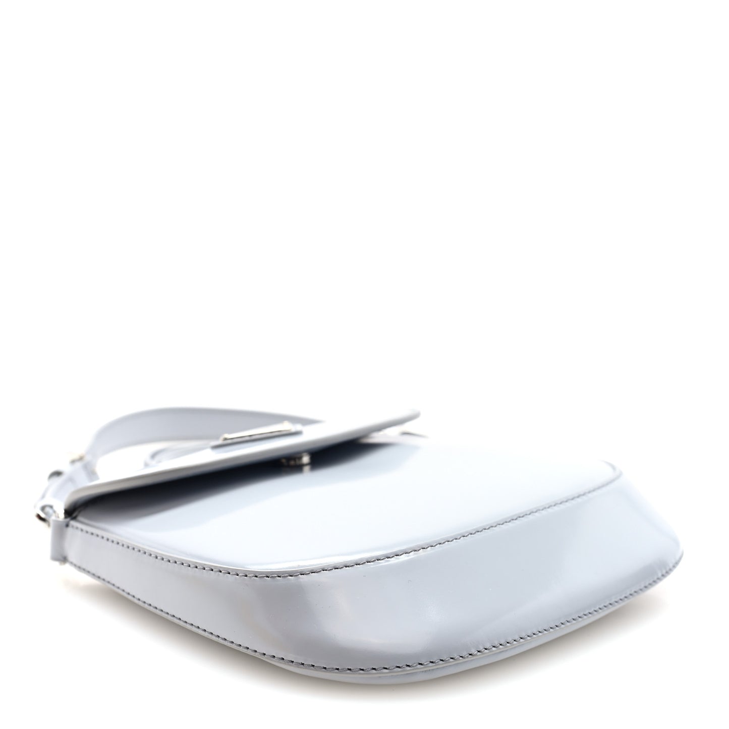 Spazzolato Mini Cleo Flap Adjustable Strap Shoulder Bag Fiordaliso