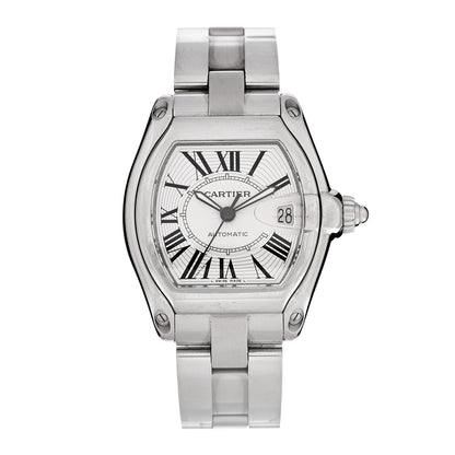 Cartier Stainless Steel 37mm Roadster Automatic Watch 1 of 4