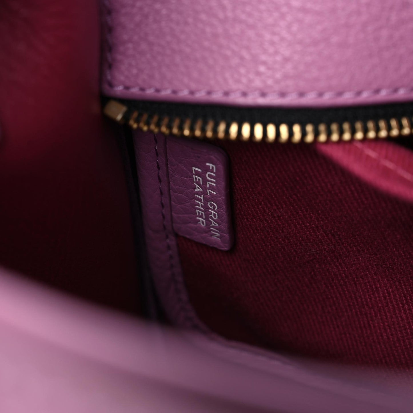 Grained Calfskin Small The Tote Bag Orchid Haze