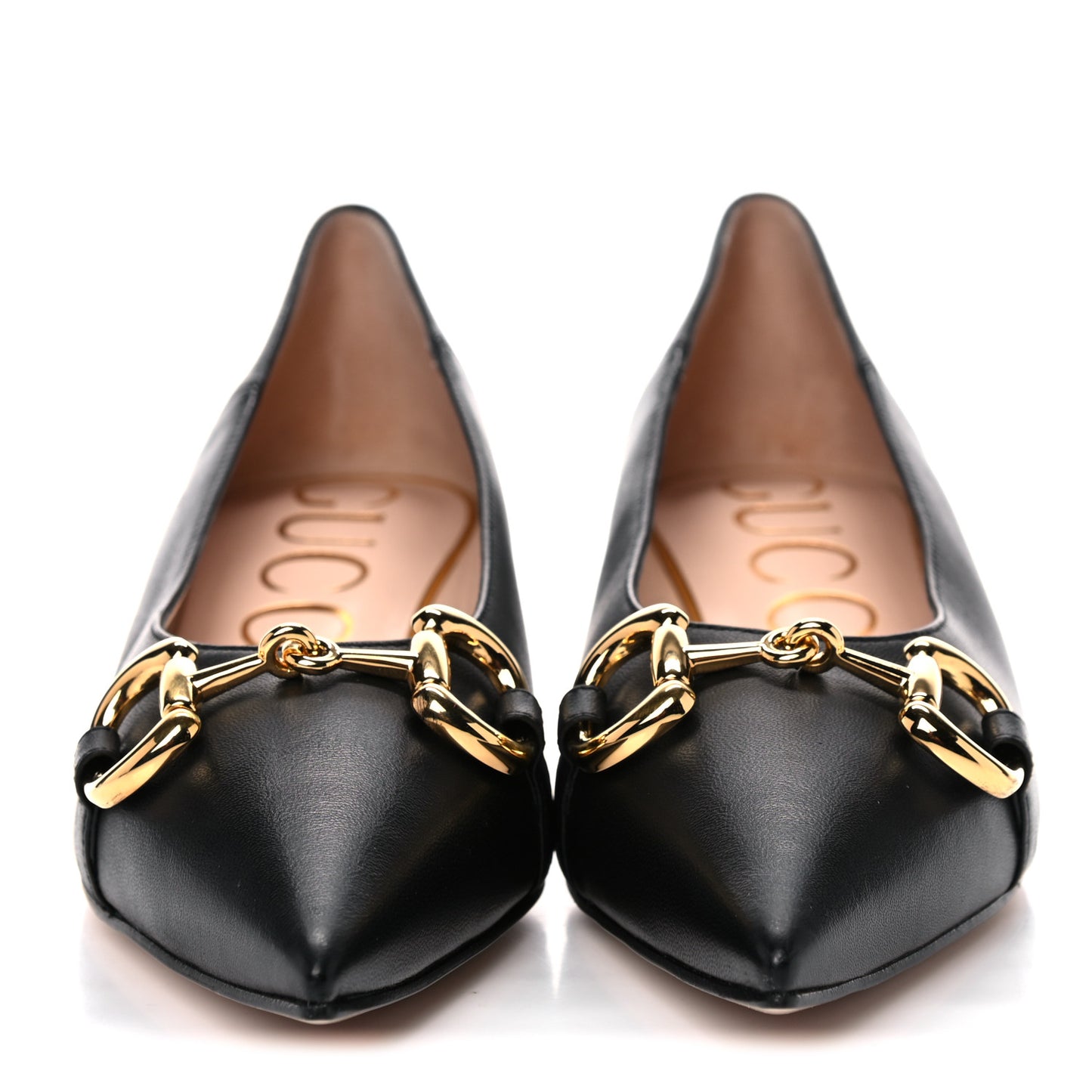 Horsebit Low Heel Pumps 38.5 Black
