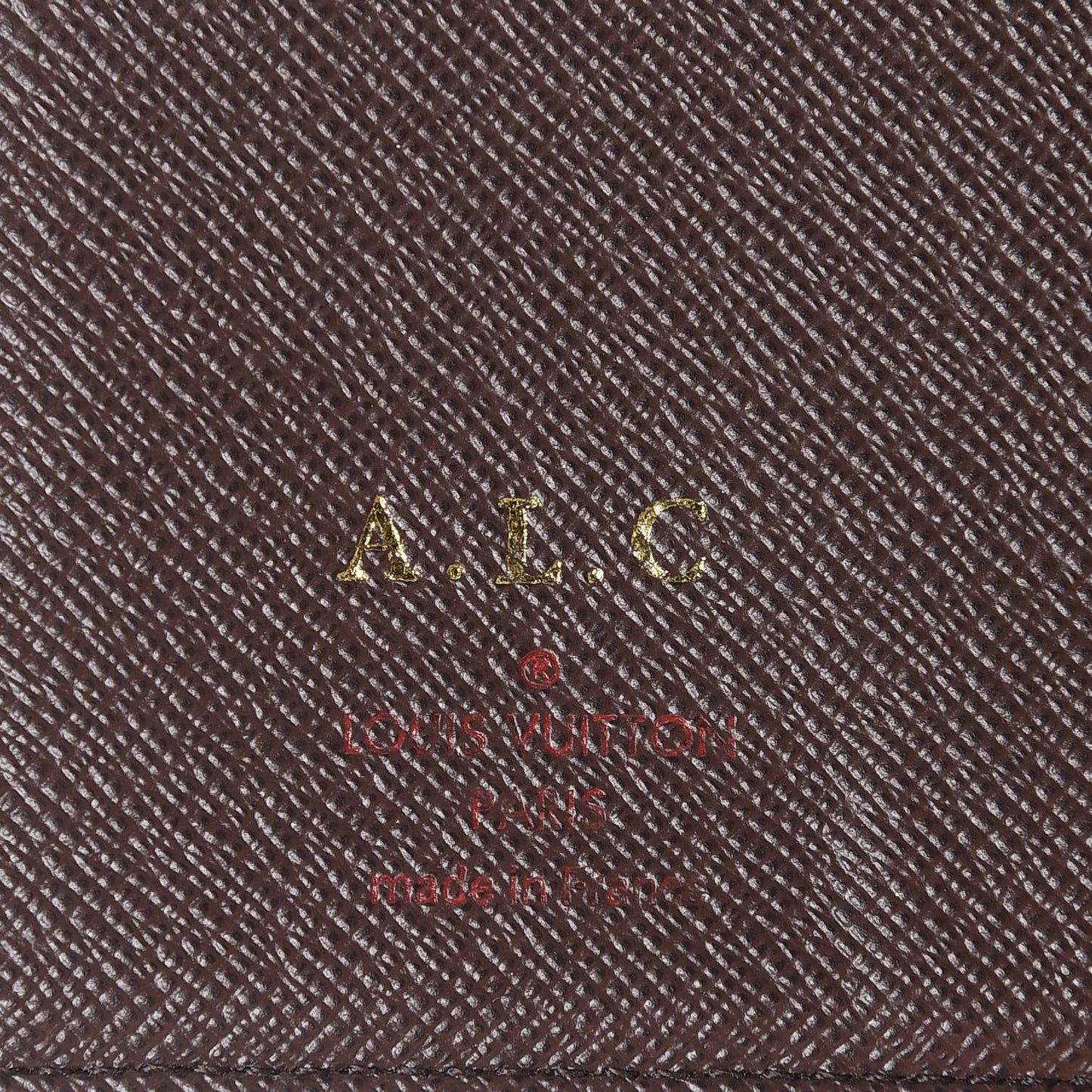 Damier Ebene Checkbook Cover Wallet
