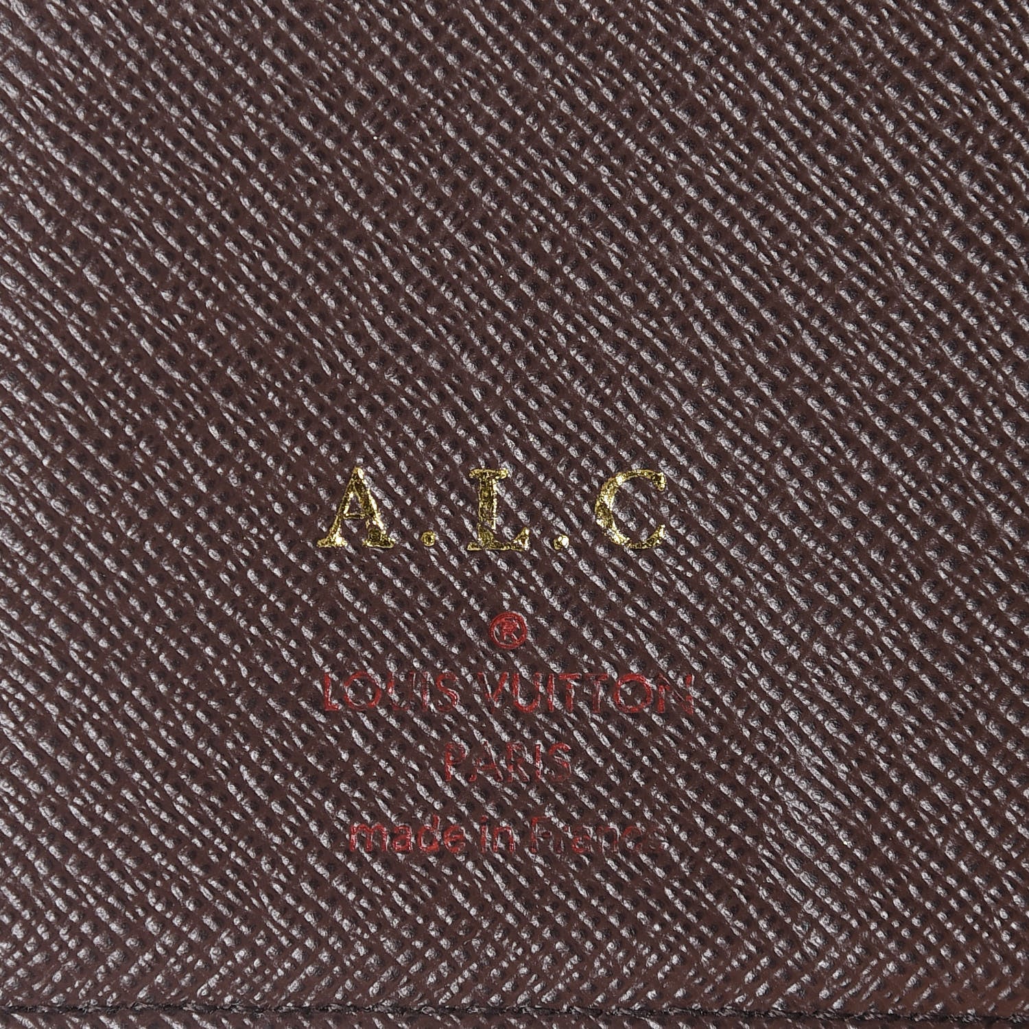 Louis Vuitton Damier Ebene Checkbook Cover Wallet 6 of 6