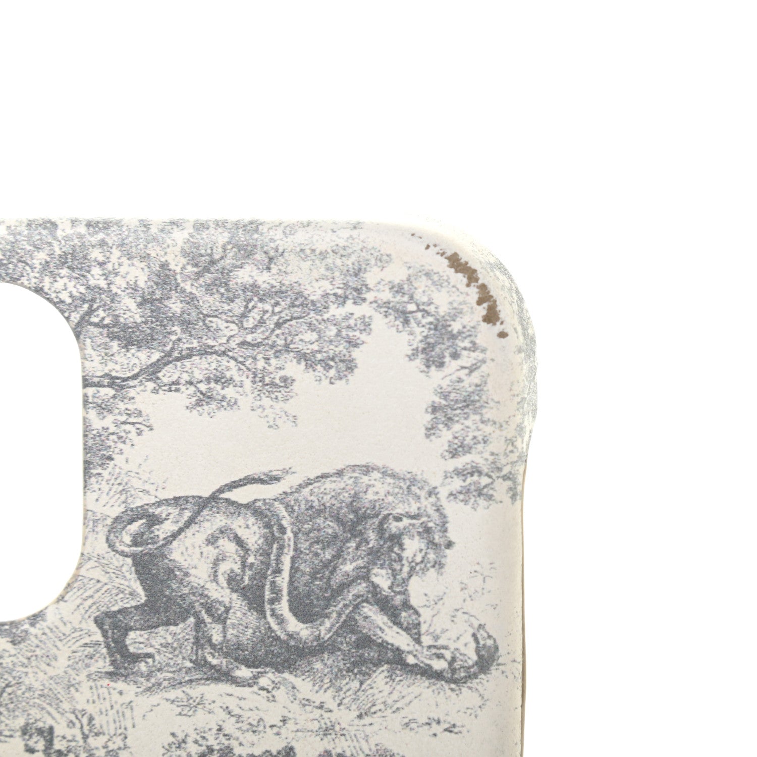 Christian Dior Calfskin Toile De Jouy iPhone 12 Pro Case Grey 7 of 7