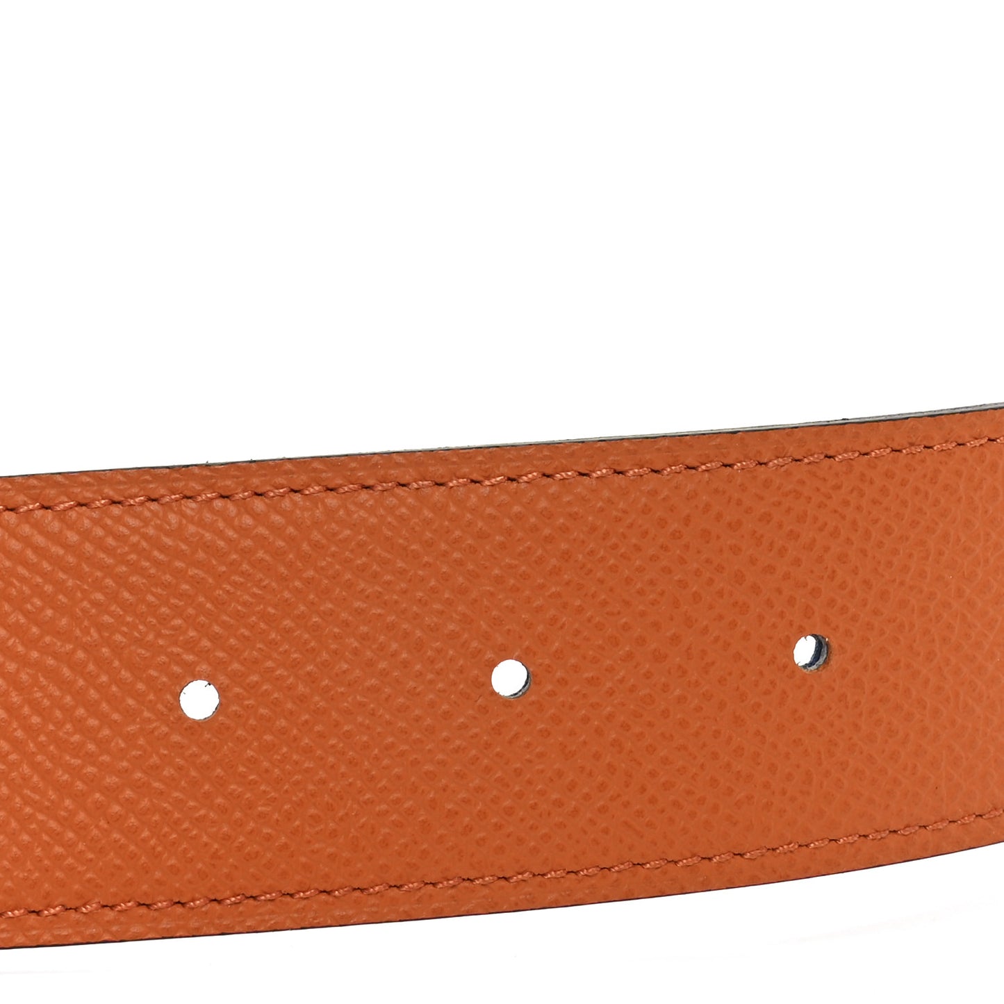 Epsom Reversible 32mm Belt Strap 100 40 110/44 Orange Bleu Encre