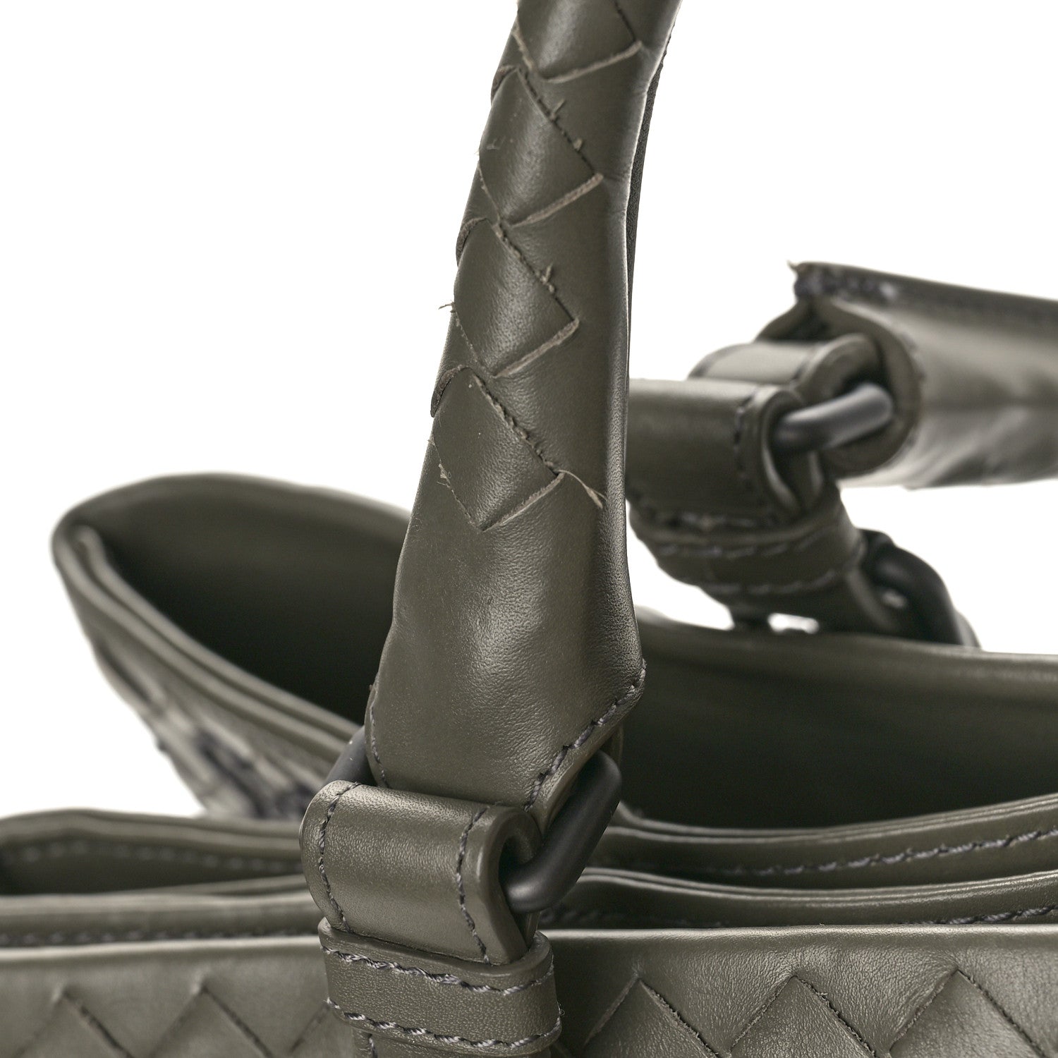 Bottega Veneta Nappa Intrecciato Stitched Medium Roma Tote Grey 13 of 13