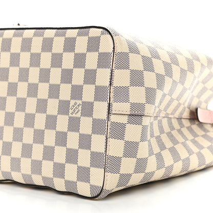 Louis Vuitton Damier Azur Neonoe MM Eau De Rose 9 of 10