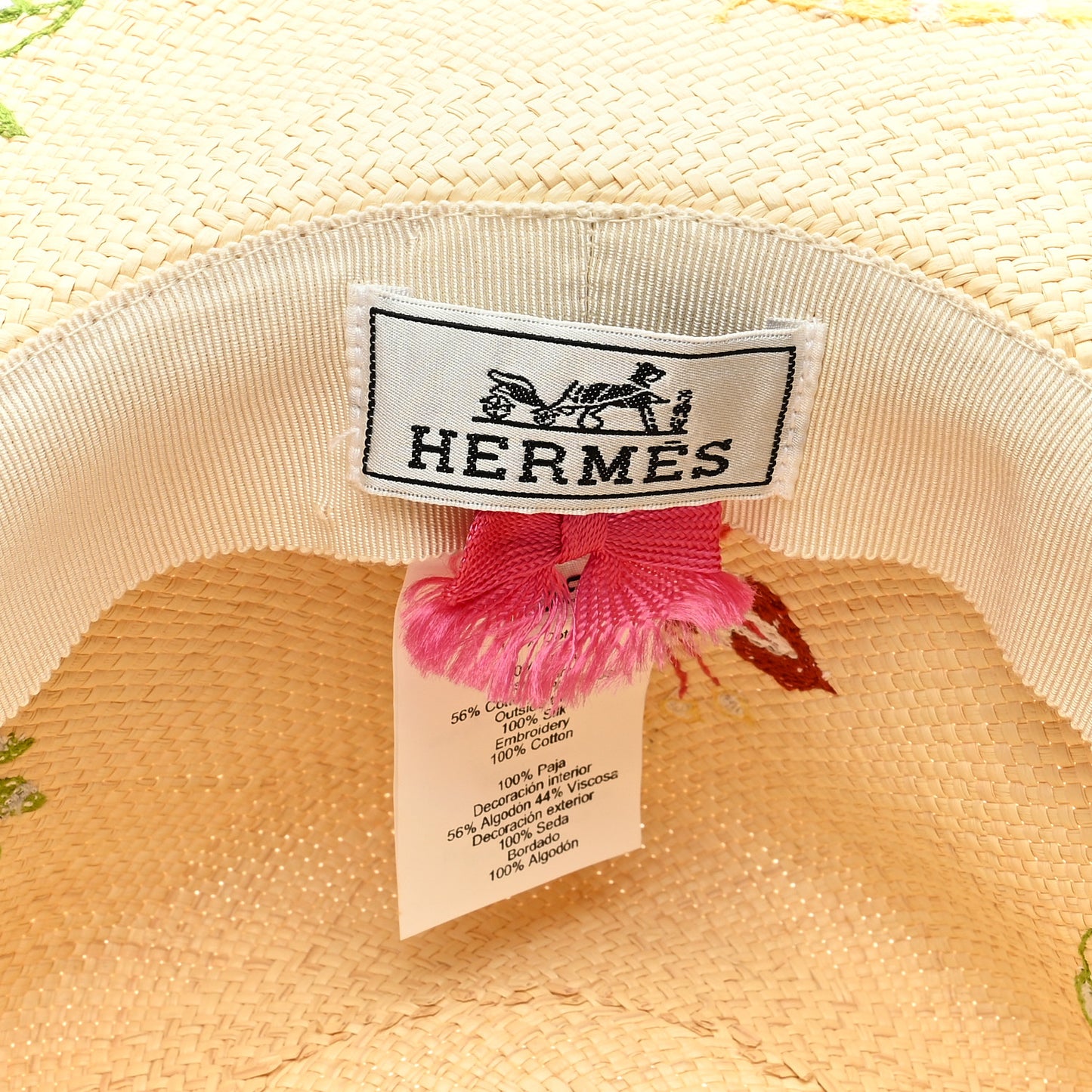 Straw Englantine Hat 59 Naturel