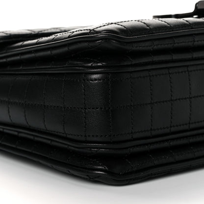 Celine Calfskin Quilted Medium C Bag Black 9 of 10