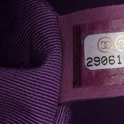 Chanel Caviar Quilted Medium Boy Flap Purple 7 of 10