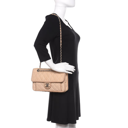 Chanel Caviar Quilted Medium French Riviera Flap Beige 2 of 14