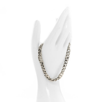 Christian Dior CD Icon Thin Chain Bracelet Silver 2 of 4