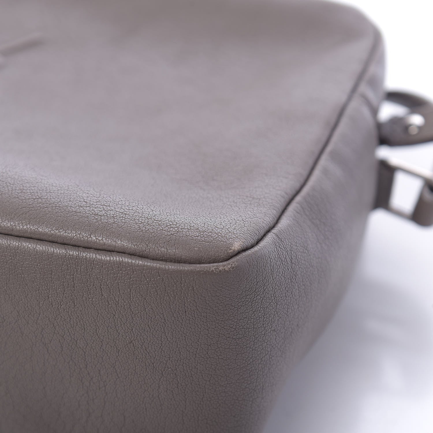 Saint Laurent Lambskin Monogram Small Lou Camera Bag Asphalt 11 of 12