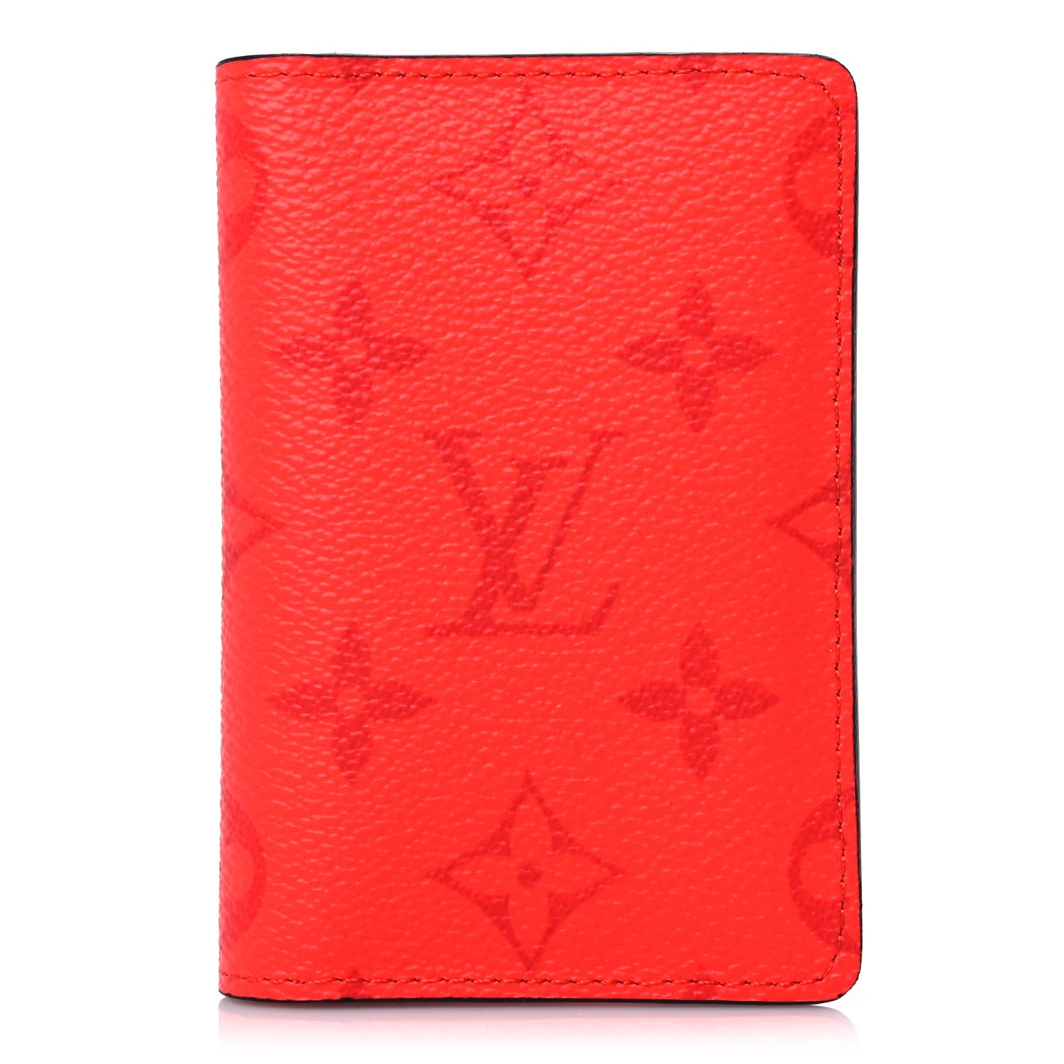 Louis Vuitton Taigarama Pocket Organizer NM Fire Red 1 of 7