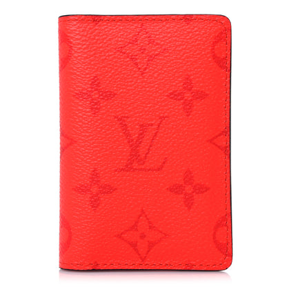Louis Vuitton Taigarama Pocket Organizer NM Fire Red 1 of 7