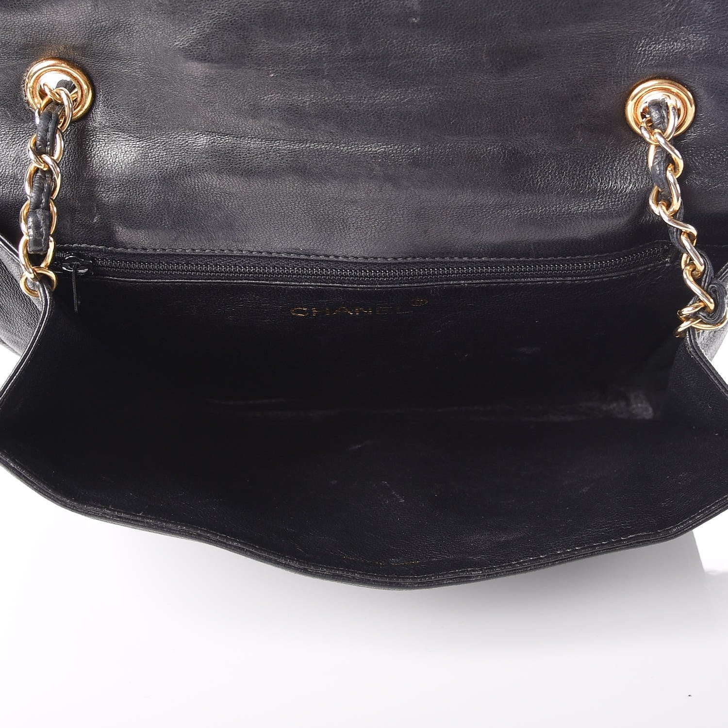 Chanel Lambskin Quilted Small Single Flap Black 5 of 8