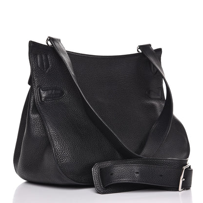 Hermes Taurillon Clemence Jypsiere 34 Black 3 of 15