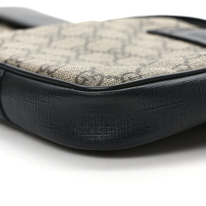 Gucci GG Supreme Monogram Web Belt Bag Black 9 of 9