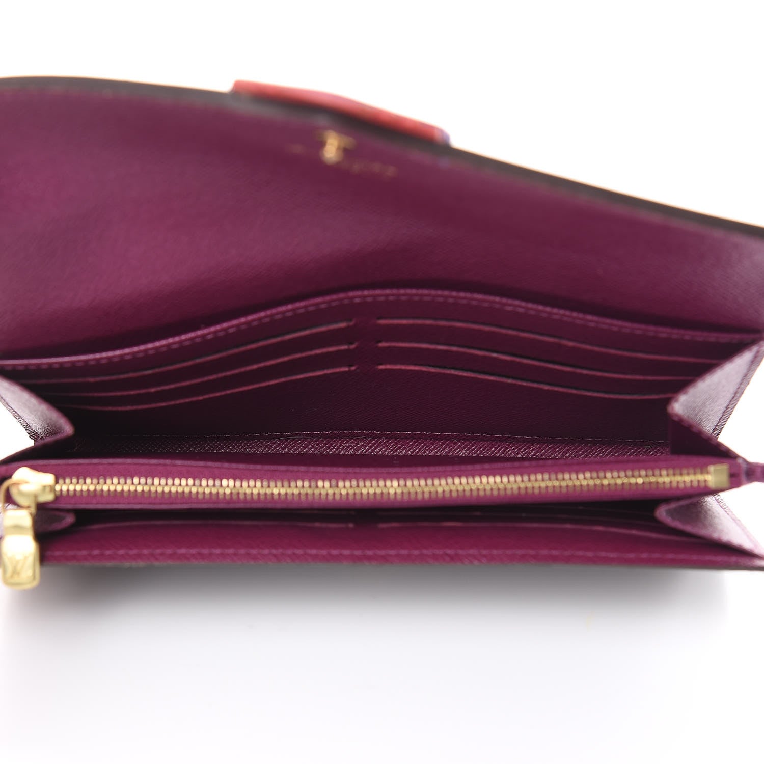 Louis Vuitton Monogram Totem Sarah Wallet Magenta 5 of 12