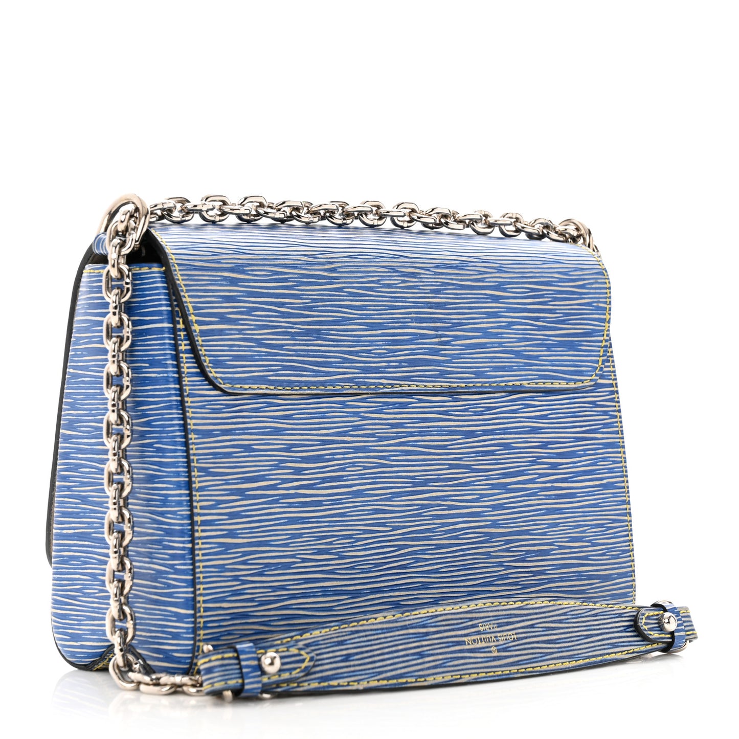 Epi Twist Shoulder Bag MM Denim Light