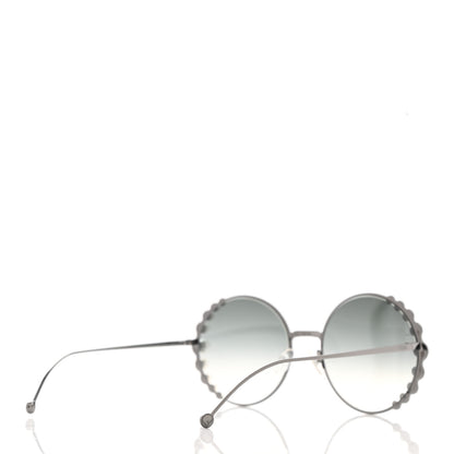 Fendi Crystal Round Sunglasses FF0324/S Silver 4 of 7