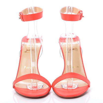 Christian Louboutin Fluo Matt PVC Jonatina 100 Sandals 38 Bikini 2 of 12