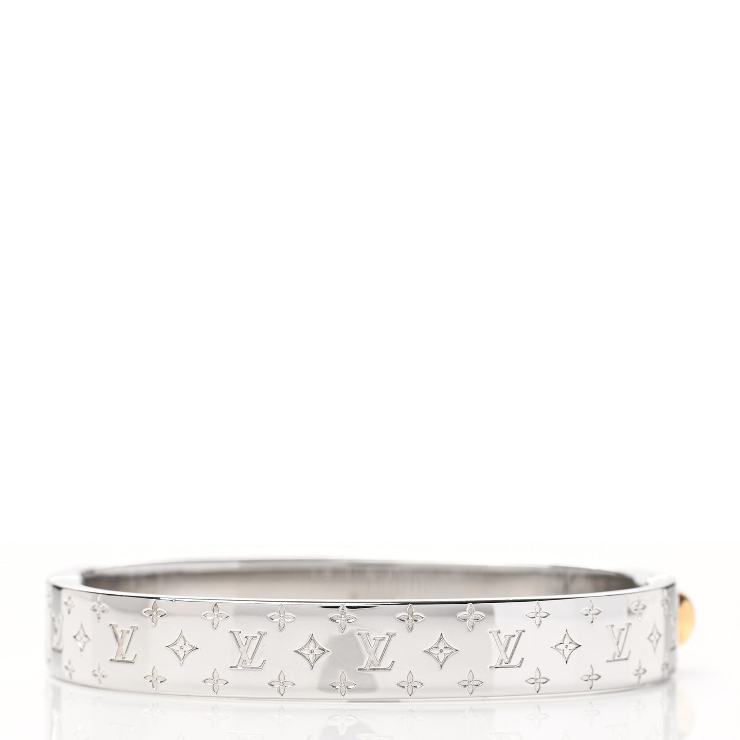 Palladium Monogram Nanogram Cuff S