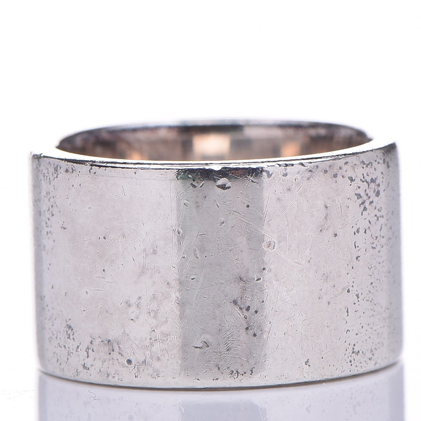 Sterling Silver Collier De Chien CDC Ring 51 5.75