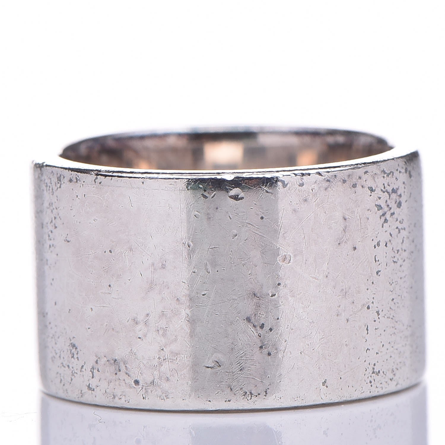 Hermes Sterling Silver Collier De Chien CDC Ring 51 5.75 3 of 6