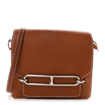 Hermes Barenia Faubourg Mini Sac Roulis Fauve 1 of 9