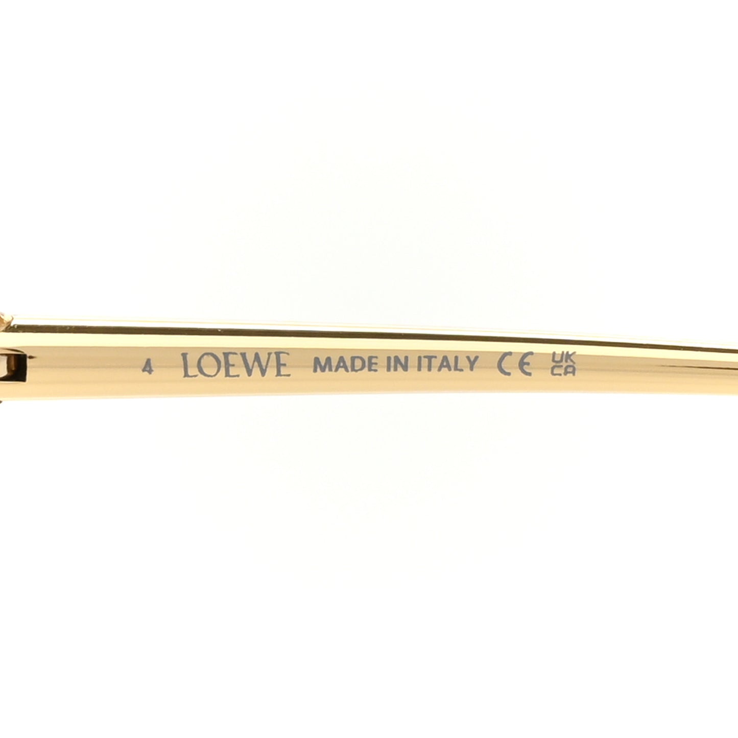 Metal Hillock Aviator Oversized Sunglasses LW40180U Gold