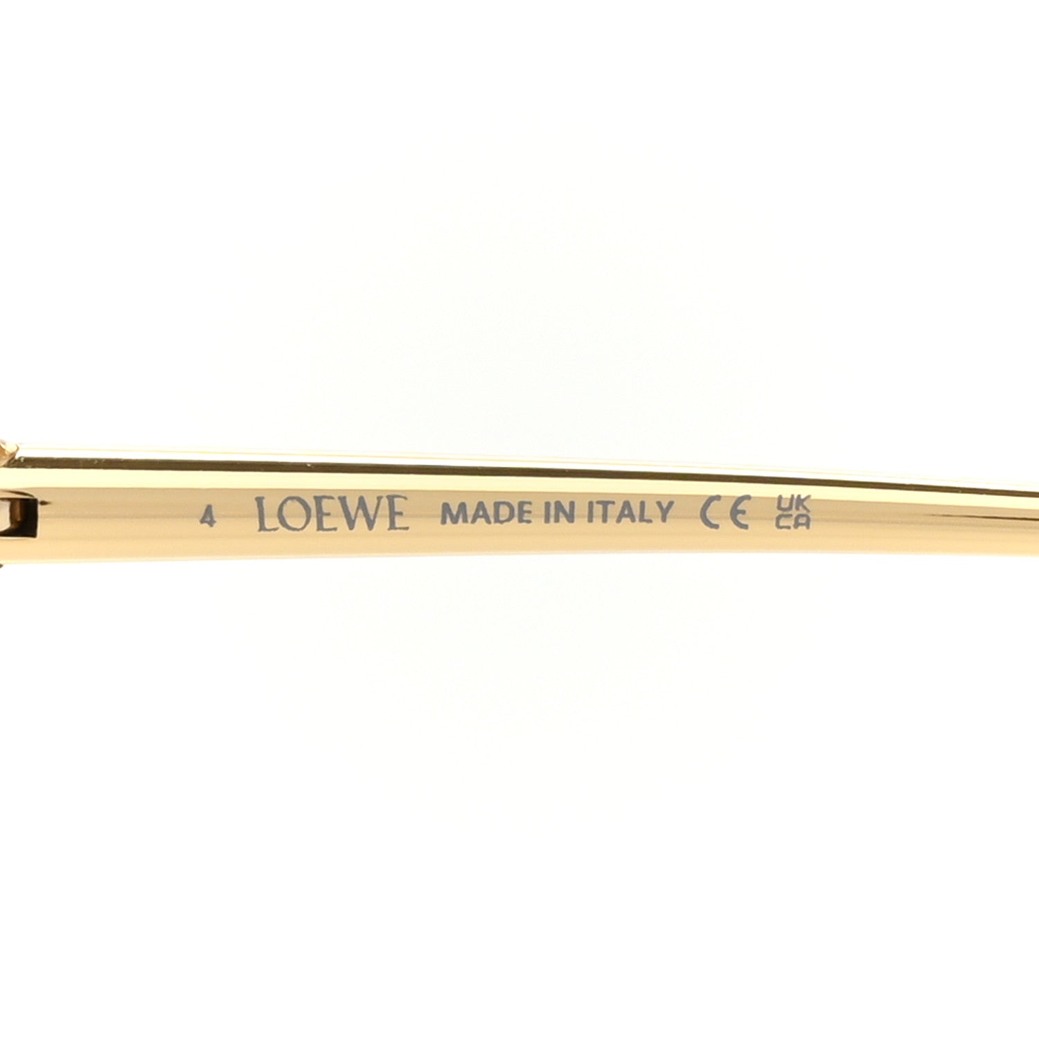 Loewe Metal Hillock Aviator Oversized Sunglasses LW40180U Gold 6 of 7