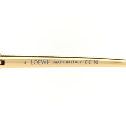 Loewe Metal Hillock Aviator Oversized Sunglasses LW40180U Gold 6 of 7