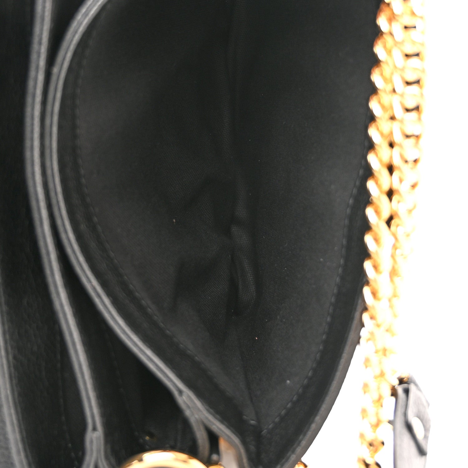 Alexander McQueen Calfskin Medium Twin Skull Chain Crossbody Black 6 of 14