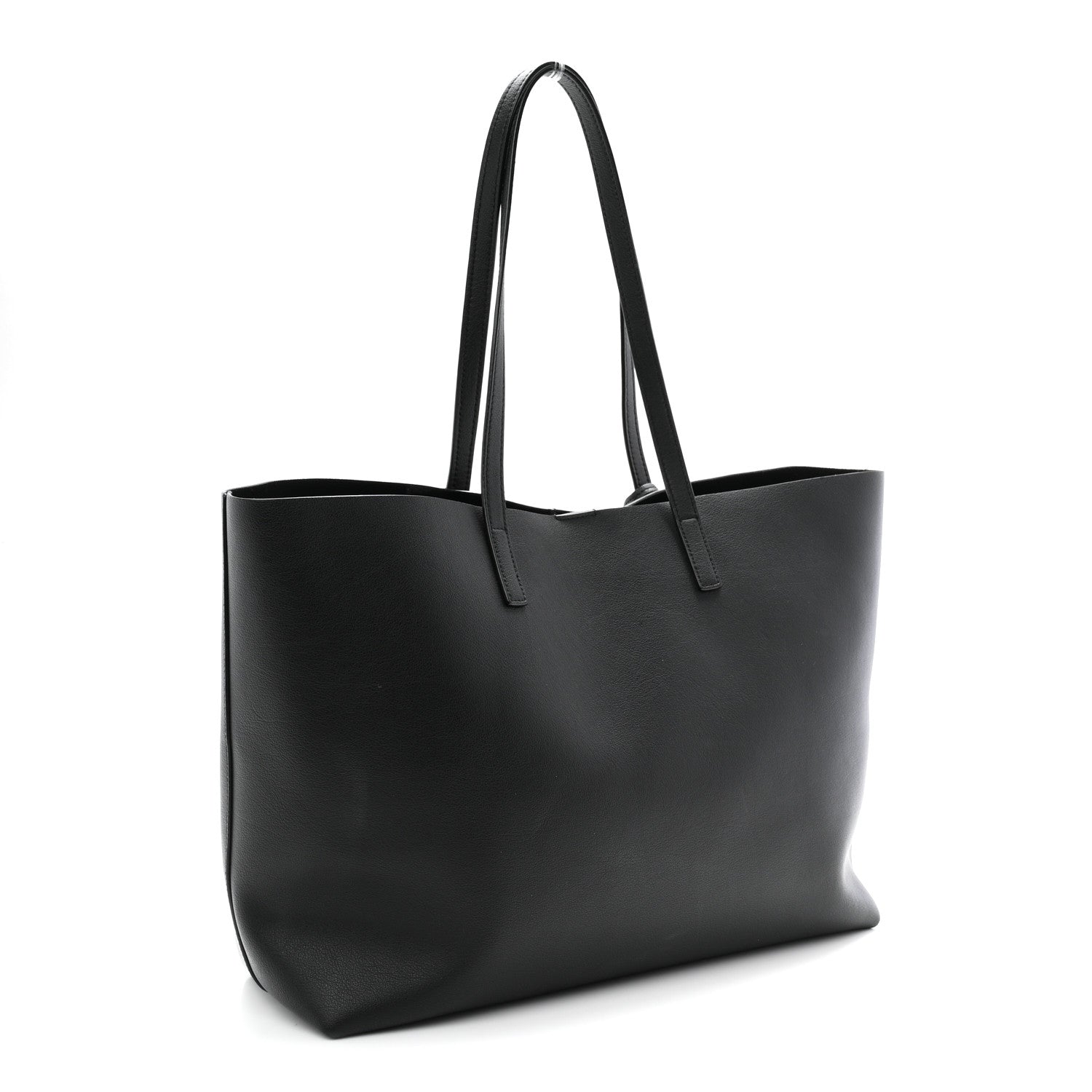 Saint Laurent Calfskin Large Shopping Tote Black 4 of 11