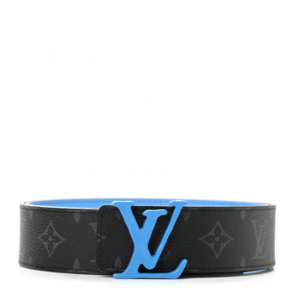Louis Vuitton Monogram 40mm LV Initiales Belt 90 36 Blue 1 of 5