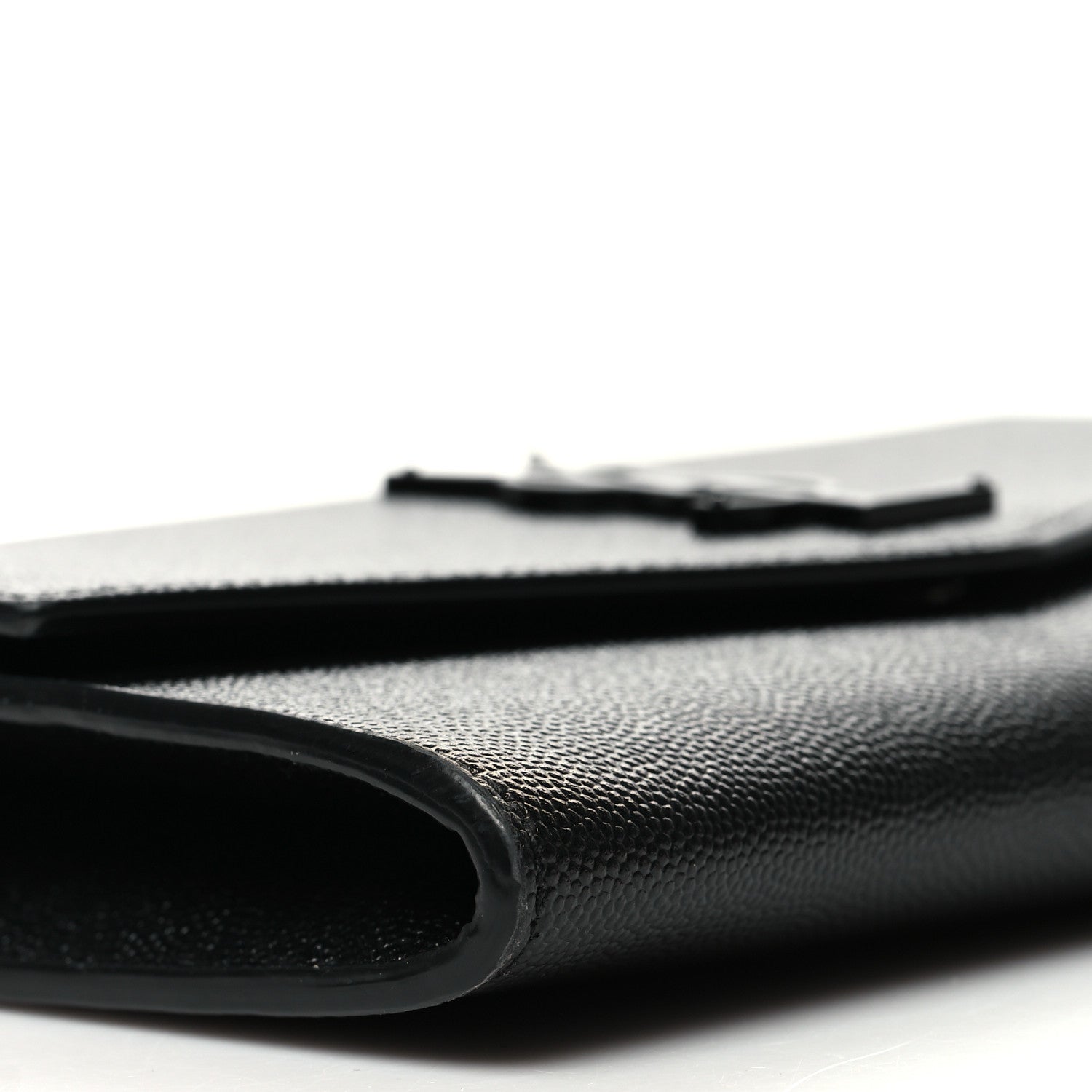 Saint Laurent Grain De Poudre Uptown Chain Wallet Black 10 of 12