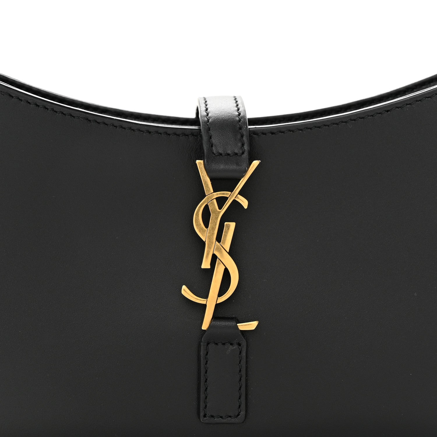 Saint Laurent Smooth Calfskin Le 5 A 7 Mini Hobo Black 8 of 12
