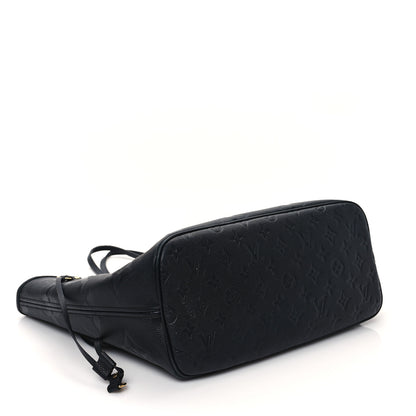 Louis Vuitton Empreinte Monogram Giant Neverfull MM Black 4 of 10