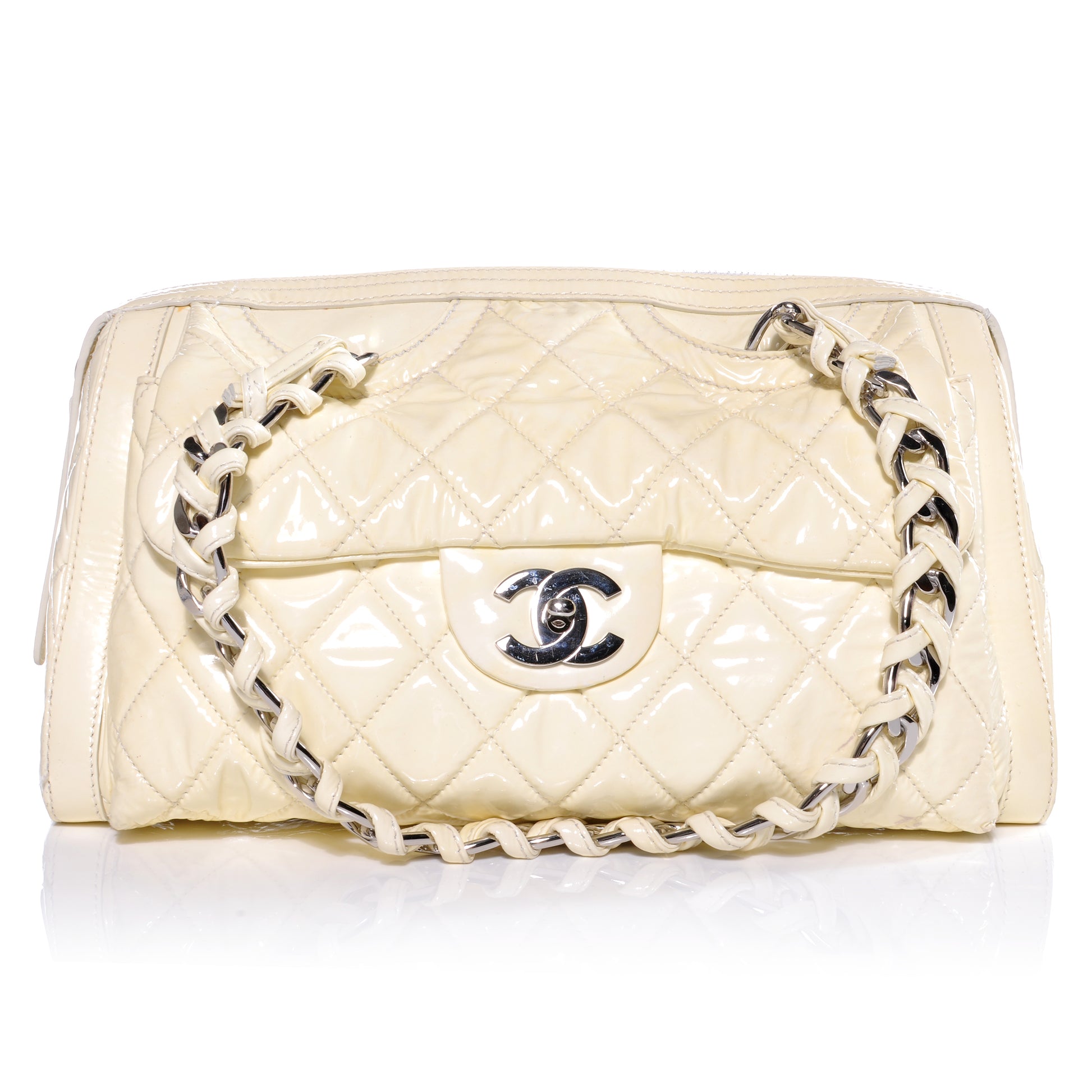 Chanel Patent Day Glo Flap Bag 1 of 8