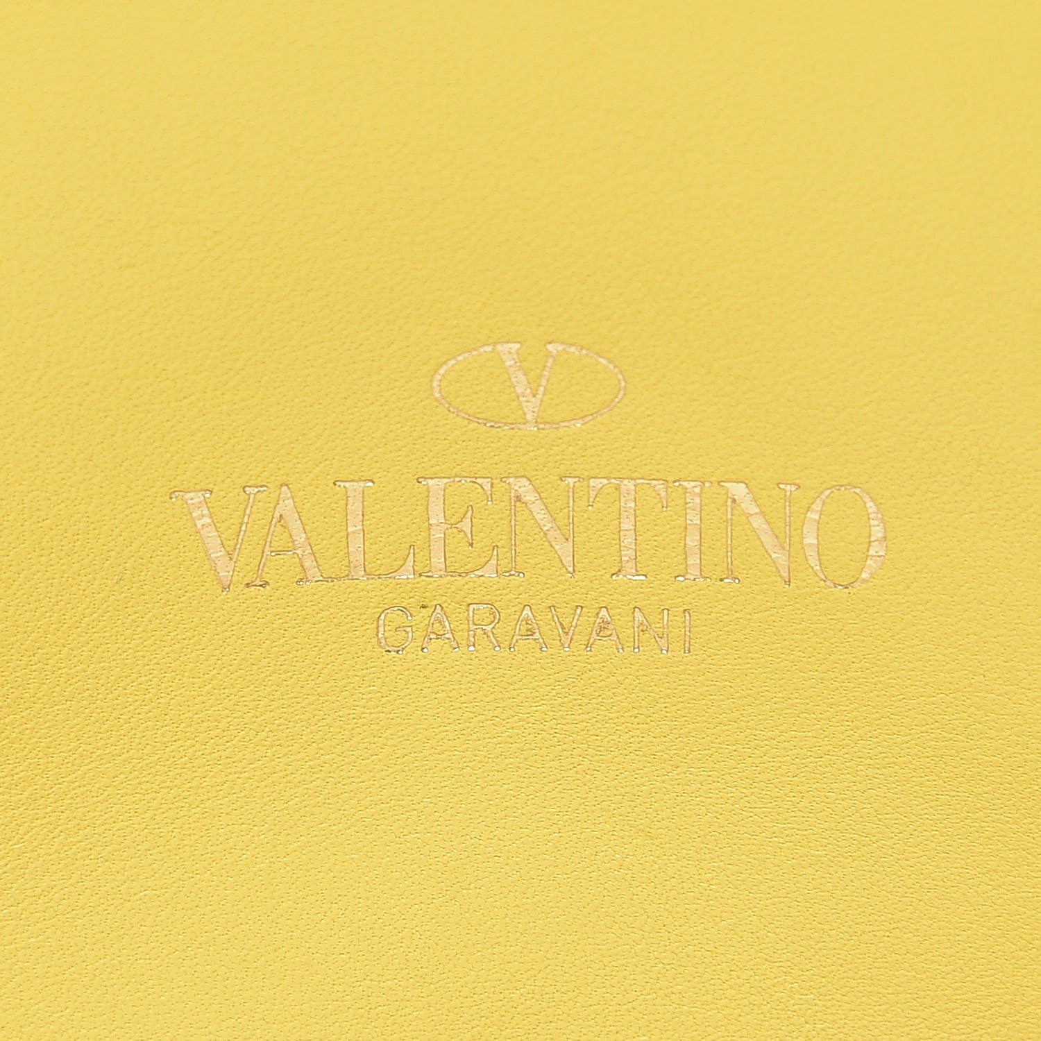 Valentino Garavani Calfskin Mini Rockstud Backpack Light Yellow 8 of 8