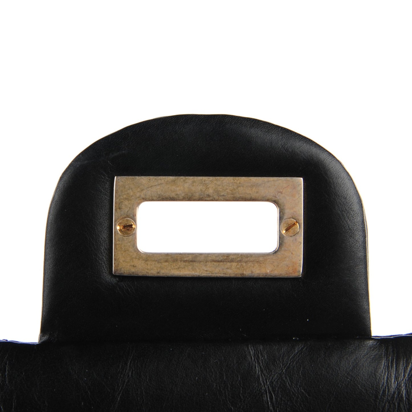 Aged Calfskin Quilted 2.55 Reissue 226 Flap Black