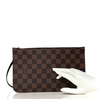 Louis Vuitton Damier Ebene Neverfull MM GM Pochette 2 of 9