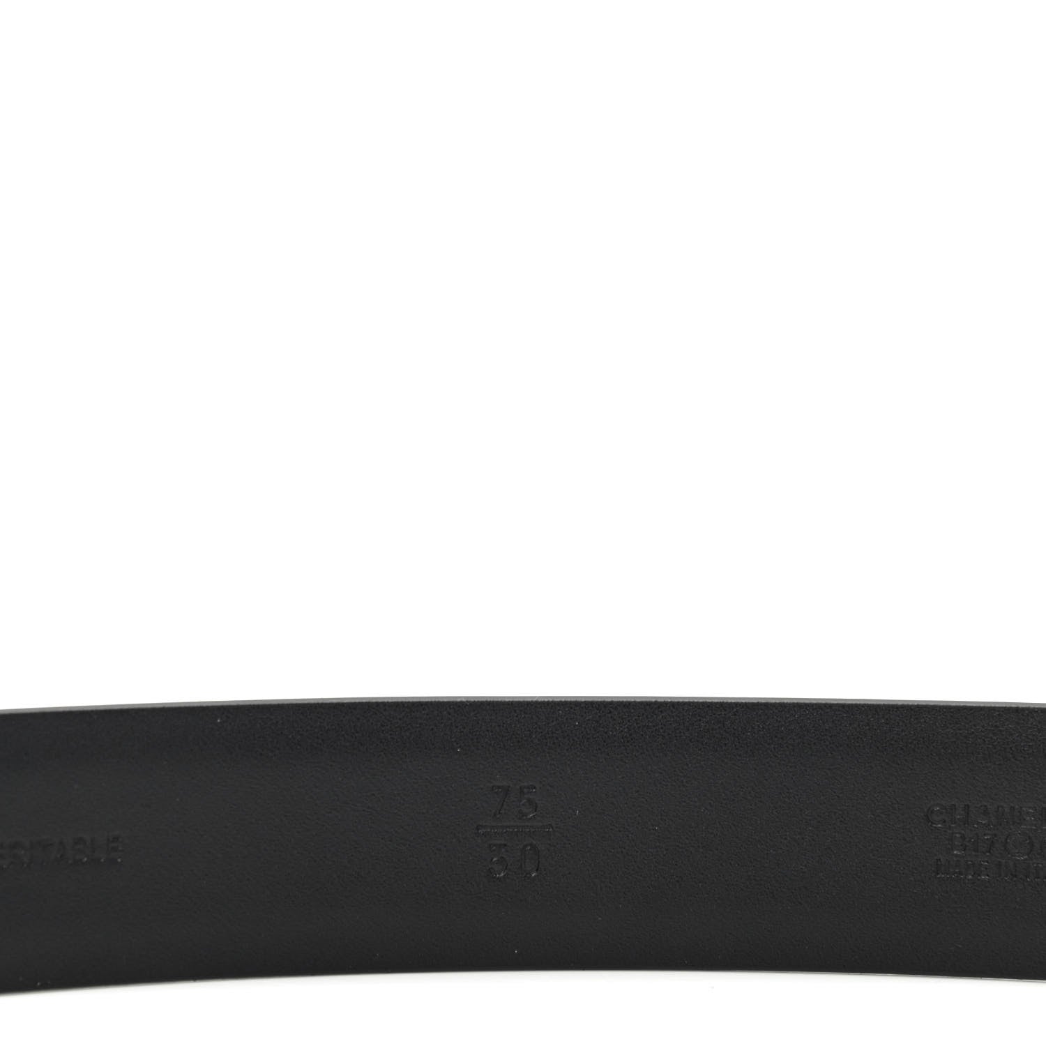 Chanel Calfskin CC Chain Belt 75 30 Black 4 of 5